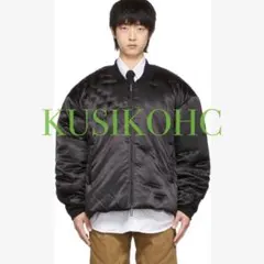 KUSIKOHC ボンバージャケット　MA1 ブラック　L オーバーサイズ