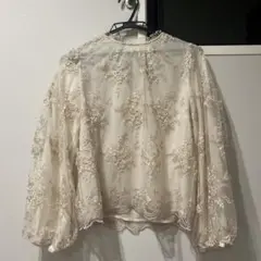 Mysty woman バルーンスリーブ ブラウス