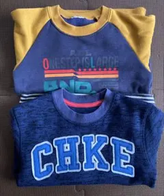 裏起毛トレーナー　2枚セット　110