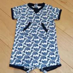 PETIT BATEAU 魚柄ロンパース 12m