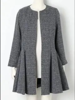 snidel スナイデル　コクーン切替コート　ジャケット　ネイビー　Sサイズ