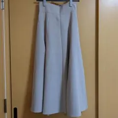 ロペピクニック　ベージュ レースアップウエスト フレアスカート