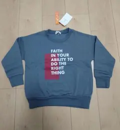 お値下げ☆Branshes ☆裏起毛グレー トレーナー 120cm