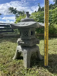 石灯篭・時代石灯篭・庭石】オブジェ箱庭苔玉造園飾り石石造り茶庭坪