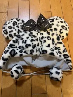 ヒョウ柄　ファンキャップ