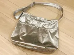 ナイロンドローストリングショルダーバッグgu