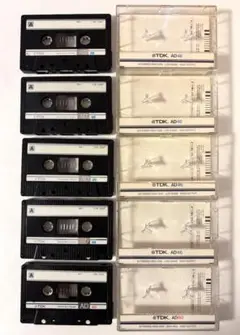 TDK カセットテープ AD46 AD60 5本