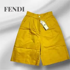 FENDI マスタード ハーフパンツ　キュロットスカート