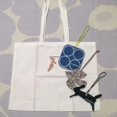 ミナペルホネン エコバッグ＆チャーム セット