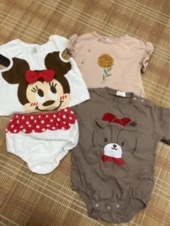 ロンパース　水遊び　ミニー　70センチ80センチ