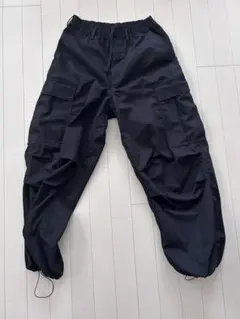 GU スーパーワイドカーゴパンツ 黒