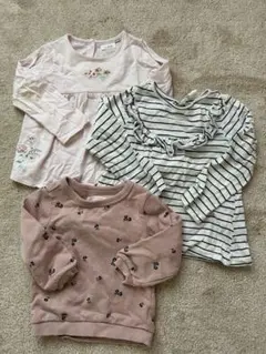 子供服　ベビー服　チュニック　カットソー　トレーナー　80 90