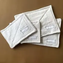 古タオル雑巾　4枚　(ネーム札付き)