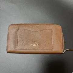 COACH ブラウンレザー 長財布