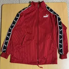 PUMA プーマ ジャージ トラックジャケット 160cm レッド サイドロゴのサムネイル