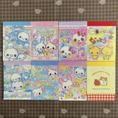 あわわちゃん　なっとうちゃん　みゅーちゃん　ハッピーマーチ　ミニメモ8冊