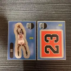 NBA Upper Deck マイケルジョーダン ステッカー 2枚セット