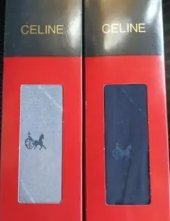CELINE 馬車刺繍 ソックス 2足セットのサムネイル