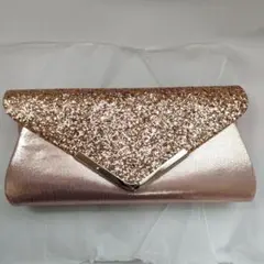 Yunce レディースバッグ　おしゃれバッグ　パーティーバッグ　キラキラ　ピンク