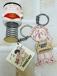 昭和レトロ★金太郎置物とキーホルダー　かわいい　レア　希少　おみやげ　入手困難のサムネイル