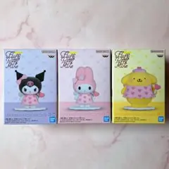 サンリオ Fluffy Puffy　 マイメロディ　クロミ　ポムポムプリン