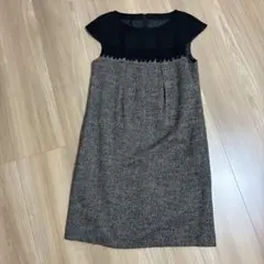 ひざ丈ワンピース 半袖　11号（Lサイズ）