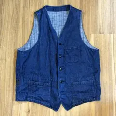 Eddie Bauer デニムジップアップベスト - メルカリ