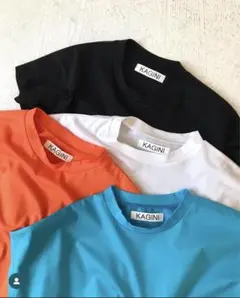 【美品】Tシャツ　オレンジ KAGINI