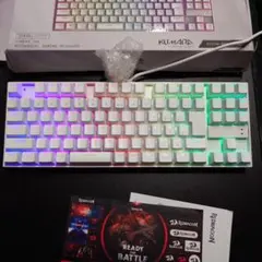 Redragon K552W-RGB-JPTI メカニカルキーボード ホワイト