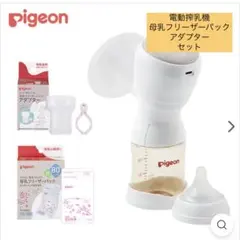 【美品】Pigeon ピジョン　はじめてさく乳セット (電動)