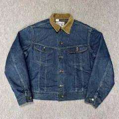 Lee STORM RIDER デニムジャケット 横縞 濃紺 美品 USA製