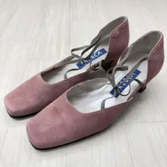 FRESCA yoshinoya スクエアトゥ スエード パンプス 23cm