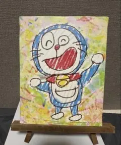 映画ドラえもん 絵世界物語 キャンバス アクリルキーホルダー へたっぴ