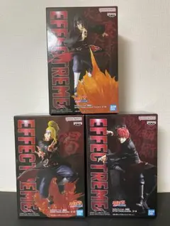 NARUTO EFFECTREME イタチ サソリ デイダラ フィギュア 暁
