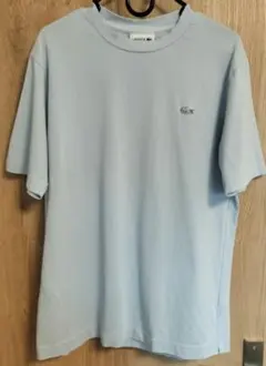 LACOSTE 水色 Tシャツ US L
