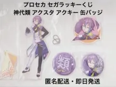 プロセカ セガラッキーくじ 神代類 アクスタ アクキー 缶バッジ