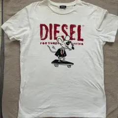 DIESEL Tシャツ ホワイト マウス グラフィックのサムネイル