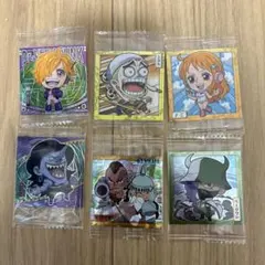 ワンピース　ONE PIECE 大海賊シールウエハース６枚セット