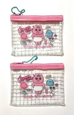 おぱんちゅうさぎ ミニメッシュポーチ 2個 キャンドゥ