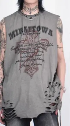 DIVINER ディバイナー Border Long Tanktop Mサイズ - メルカリ