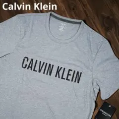 カルバンクライン ロゴ Tシャツ グレー S 半袖 ユニセックス 正規品 新品のサムネイル