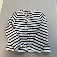 BATEAU ストライプ カーディガン　104cm