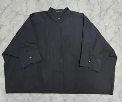 UNIQLO　+J　スーピマコットンドルマンスリーブシャツ　黒