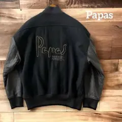PAPAS スタジャン Mサイズ グレー ブラック 2025年最新】パパス スタジャンの人気アイテム - メルカリ