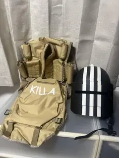 タルコフ　KILLA ミリタリーバックパックとヘルメットセット