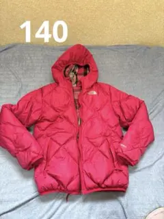ピンク ダウンジャケット　M (10/12) 140 　550FP