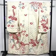 T178⭐️セミアンティーク振袖　正絹　豪華振袖　袷　広襟　逸品のサムネイル