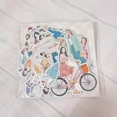 コラージュ 素材 シール 102枚入り フレークシール シール DIY用
