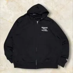 k*1様 Champion カレッジロゴ ジップスウェットパーカー USメンズ