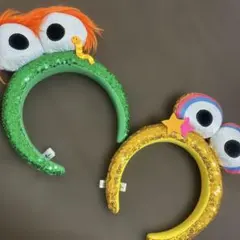 USJ ユニバセサミストリート　ビックバード オスカー　スパンコールカチューシャ